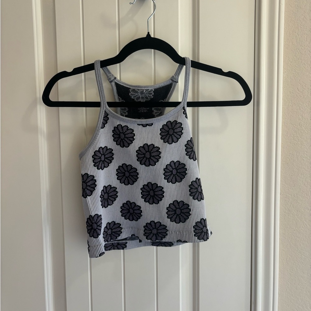 Juniors Floral Tank Top